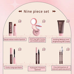 HiVi Makeup Gift Box Powder Glue Record Limited Lipstick