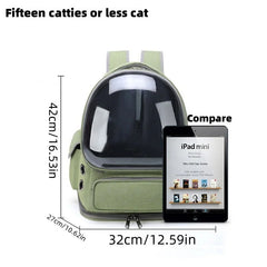 Pet Cat Transparent Carrier Bag Outdoor Travel for Cats Small Dogs