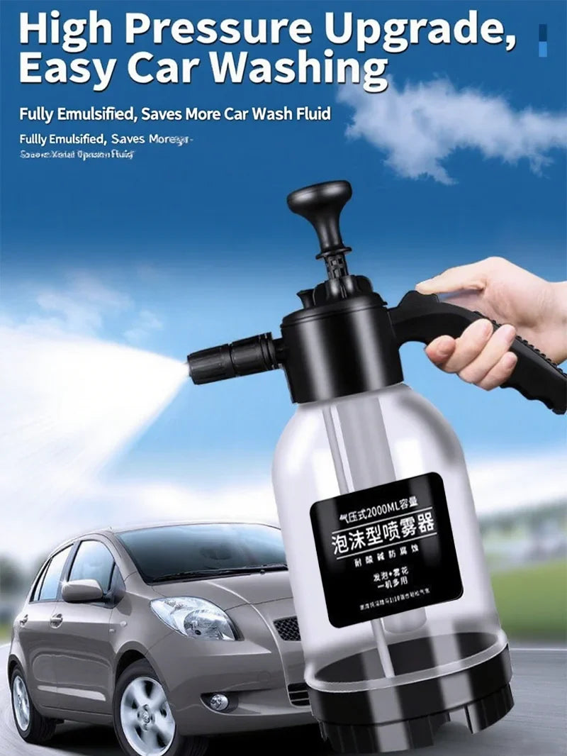 Portable 2L Car Foam Sprayer with Safety Valve