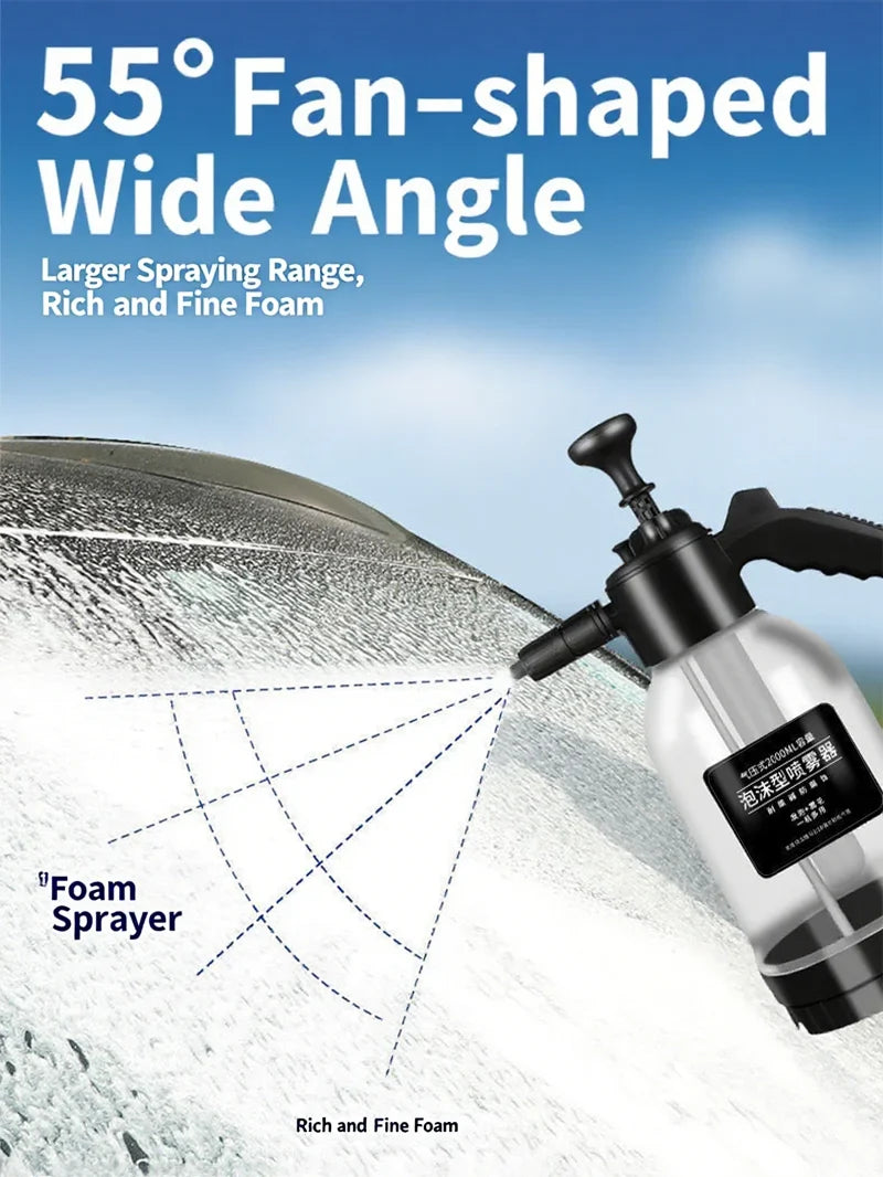 Portable 2L Car Foam Sprayer with Safety Valve