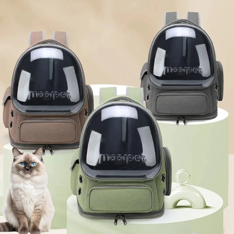 Pet Cat Transparent Carrier Bag Outdoor Travel  for Cats Small Dogs